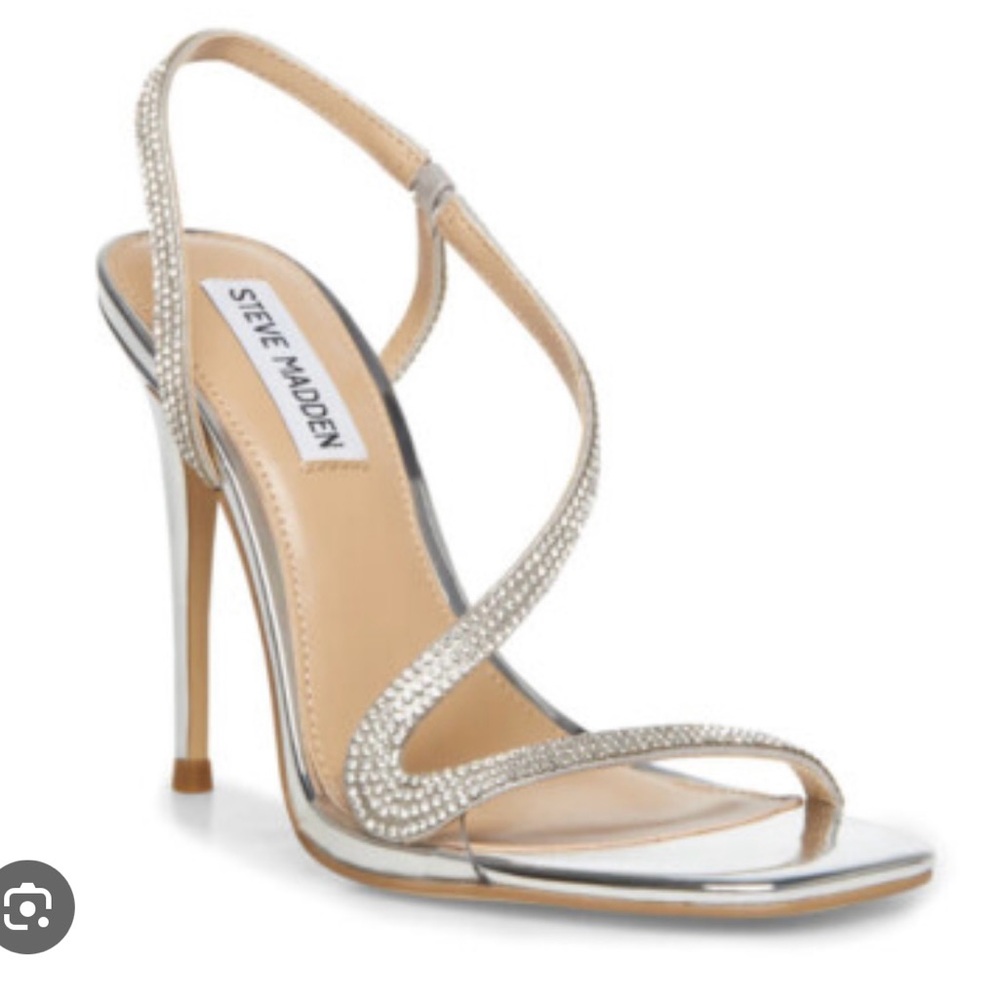 Steve Madden Silver Stiletto Heels